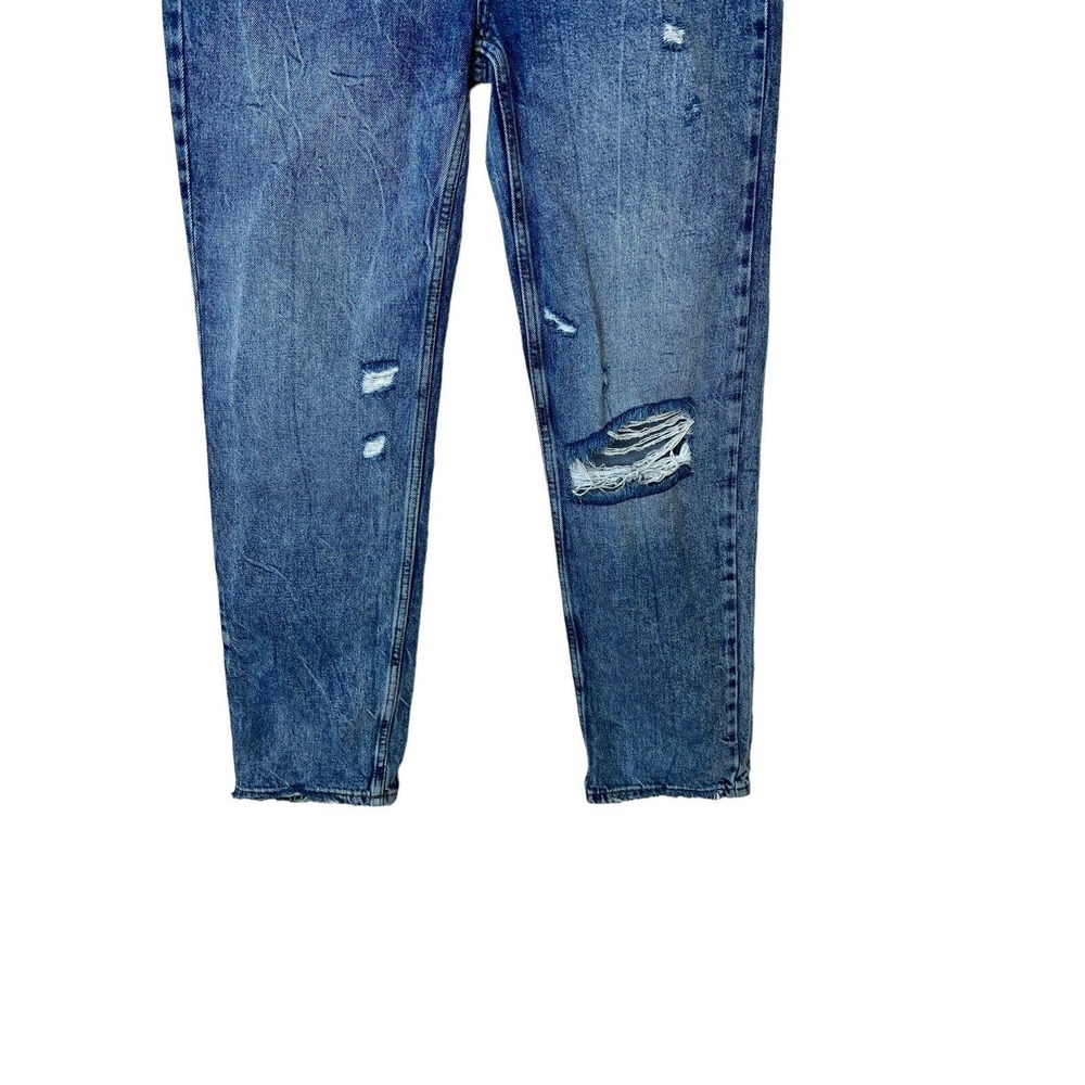 We the Free People Dakota Straight Leg Jeans 27 Women Denim Distressed High Rise - Picture 4 of 11